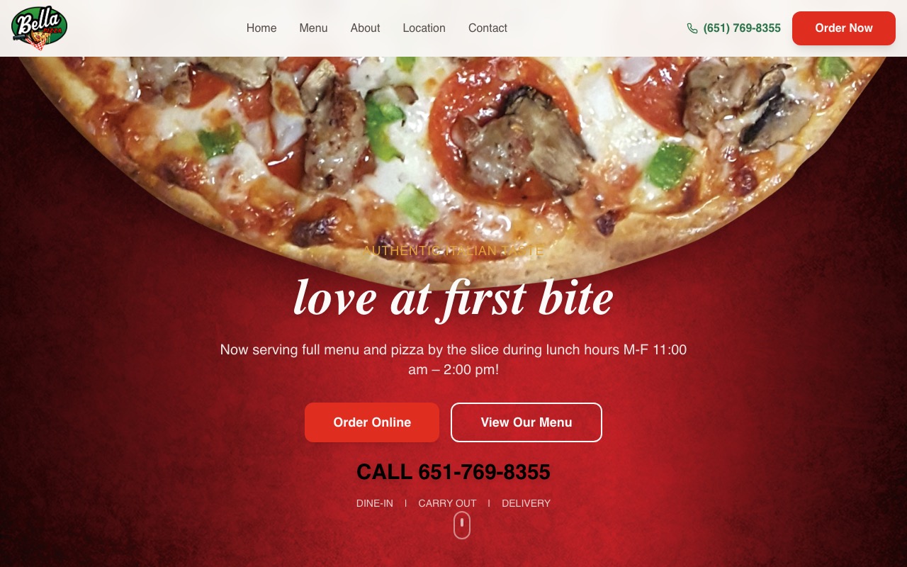 Restaurant website